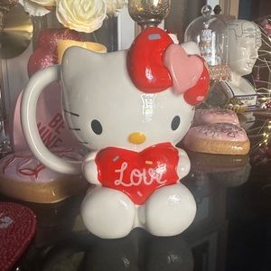 Hello Kitty HK Love cup full body mug NEW